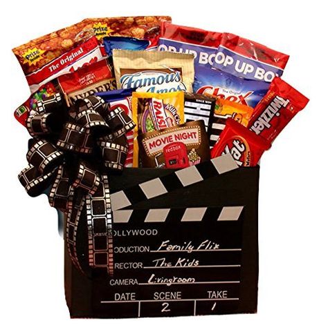 Red Box Movies and Snacks Gift Box => You can find more details here : Gift Baskets Family Movie Night Gift, Redbox Gift, Gourmet Food Basket, Movie Night Basket, Snack Gift Baskets, Famous Amos, Family Gift Baskets, Movie Night Gift Basket, Movie Night Gift