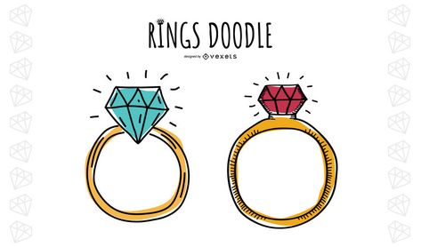 Rings Doodle Set #AD , #Ad, #Sponsored, #Set, #Doodle, #Rings Ring Doodle, Custom Champagne Bottle, Doodle Diary, Professional Business Cards Templates, Frame Border Design, Playing Cards Art, Doodle Inspiration, Wedding Dress Pictures, Doodle Designs