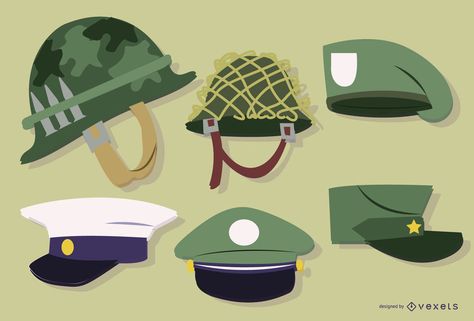 Military soldier hat set #AD , #Affiliate, #Ad, #soldier, #hat, #set, #Military Soldier Hat Drawing, Army Hat Drawing, Military Hat Drawing, Green Adjustable Military Hat, Military Soldier Art, Military Illustration, Military Tank Drawing, Powerpoint Free, Powerpoint Layout