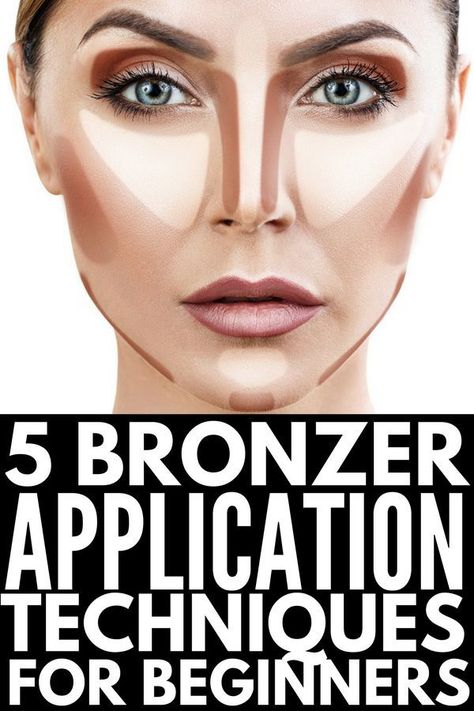 How to Use Bronzer | 5 step by step tutorials to teach you how to apply bronzer (and blush) for a sexy summer glow! Whether you have an oval or round face, fair skin, olive skin, or dark skin, these videos for beginners will teach you how to bronze your cheeks for a natural contour look. We’re also sharing the best contour makeup products for every skin tone! #contour #contouring #highlight #makeup #makeuptips #makeuphowto Apply Bronzer And Blush, Contour Makeup Products, Bronzer Application, Best Contour Makeup, Apply Bronzer, Best Contour, How To Apply Bronzer, Best Contouring Products, Highlight Makeup