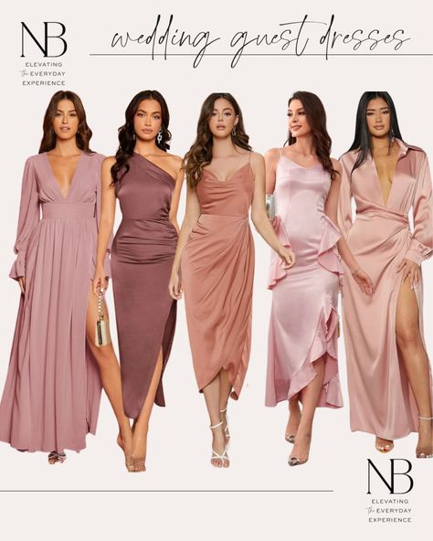 Shein Wedding Guest Dress, Shein Wedding, Beach Formal, Formal Wedding Attire, Personal Style Inspiration, Guest Attire, Plunging Neck, Wedding Attire Guest, Wedding Guest Dresses