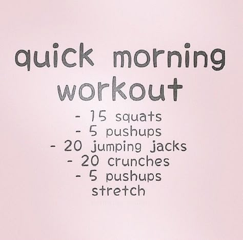 Morning Streching Excersise, Quick Morning Workout, Teen Workout Plan, Summer Body Workout Plan, Motivasi Diet, Fast Food Places, Workouts For Teens, Summer Body Workouts, Workout Routines For Beginners