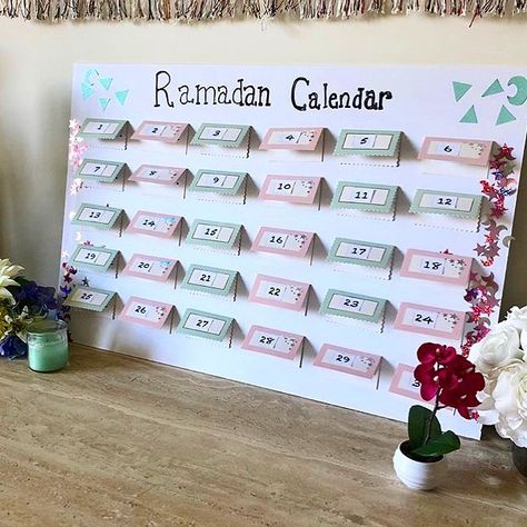 Ramadan  Crafts / Muslim Kids on Instagram: “Repost @ssweetdreamer ・・・ Our very first DIY Ramadan Deeds Calendar. • • I wanted to make Ramadan special this year, so I went to Michael’s…” Ramadan Special, Islamic Kids Activities, Ramadan Crafts, Muslim Kids, Instagram Repost, Kids Activities, Ramadan, Activities For Kids, This Year