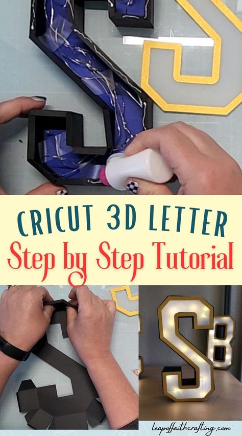 make d letters cricut 3d Letter Decoration Ideas, 3d Letters Decoration, Letter Decoration Ideas, Luxury Party Favors, 3d Letters Diy, Letters Cricut, Senior Table, Paper Letters, Free Cricut