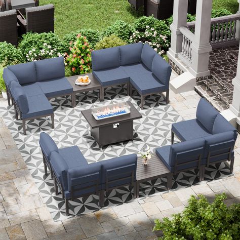 Concrete fire pits