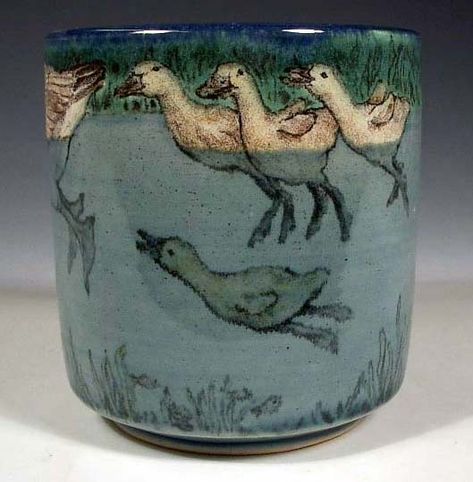 Hand Painted Pottery with Animal and Dog Art by Nan Hamilton Boston MA Clean Clothes, Arte Peculiar, Painted Pottery, Stoneware Bowl, Hand Painted Pottery, Keramik Design, Have Inspiration, Ceramics Pottery Art, Ceramics Ideas Pottery