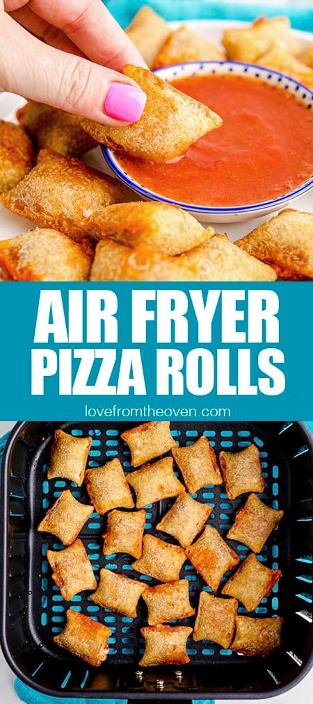 Snacks In The Air Fryer, Pizza Rolls In Air Fryer, Rolls In Air Fryer, Air Fryer Pizza Rolls, Pizza Rolls Recipe, Frozen Snacks, Air Fryer Pizza, Pizza Roll Recipe, Pizza Snacks