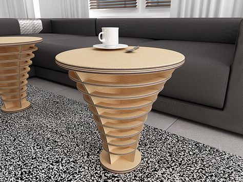 Unique Coffee Table Design, Cnc Furniture Plans, Tea Table Design, Plywood Table, Wood Table Design, Cnc Furniture, Amazing Woodworking, Flat Pack Furniture, Unique Coffee Table