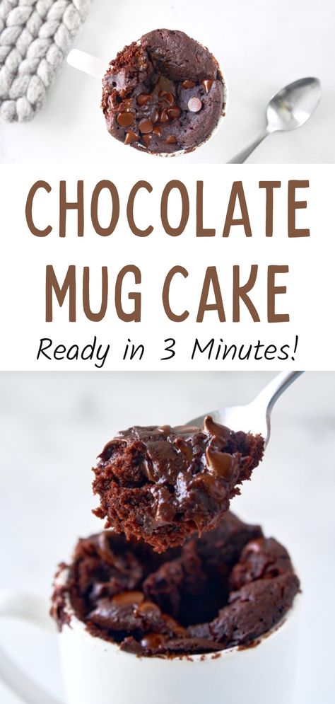 Chocolate Mug Cake Recipe - Ready in 3 Minutes I chocolate cake for one I best ever chocolate mug cake I easy vegan cake I quick vegan chocolate cake I vegan recipes with chocolate I vegan recipes for kids I how to make a vegan mug cake I homemade chocolate mug cake I vegan recipes for fall I best vegan recipes for kids I easy vegan desserts I quick vegan recipes #chocolate #veganrecipes #mugcake Chocolate Cake For One, Easy Vegan Cake, Vegan Chocolate Mug Cake, Vegan Recipes For Kids, Recipes With Chocolate, Vegan Mug Cake, Quick Vegan Recipes, Easy Chocolate Mug Cake, Easy Vegan Desserts