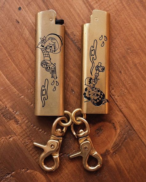 ✷Grab your smile like a child on Instagram: “✷ 【 N.W.B.S Brass Lighter Case 】 Just enjoy the moment. • Fit the “Cricket” lighters only • Material: brass Quality vintage accessories…” 59 Tattoo, Cricket Lighter, Enjoy The Moment, Lighter Case, Brass Lighting, Your Smile, Vintage Accessories, A Child, Convenience Store Products