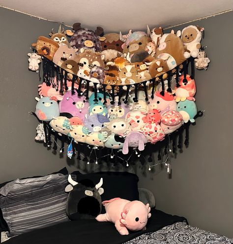 How did i get so many so fast 😅 Part of my collection, squish nets💕✨ Squishmallow Collection, Taylor Swift Pictures, My Collection, Taylor Swift, Swift, Ceiling, Collage, Crochet, Pins