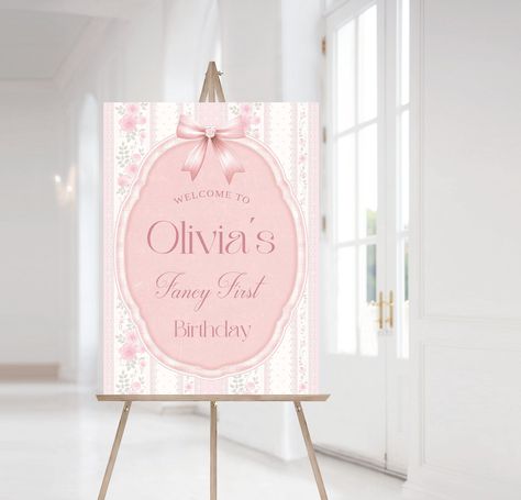 Love Shack First Birthday Sign Pink Roses Theme - Etsy Welcome To 1st Birthday Sign, Welcome To First Birthday Sign, Love Shack Fancy Birthday Party, First Birthday Welcome Sign, Nostalgic Love, Bday Brunch, Fancy Birthday Party, Party Signage, Soft Pink Roses