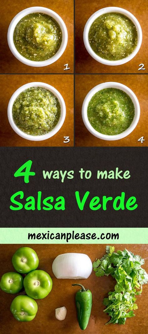 Verde Salsa Recipe, Tomatillo Recipes, Make Salsa, Salsa Tomatillo, Salsa Verde Recipe, Salsa Guacamole, Pepper Recipe, Salsa Sauce, Mexican Salsa