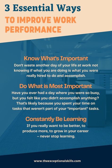 While there are many strategies to increase work productivity, there are three essential actions that define success and failure in your work performance. With these three steps, even without other strategies, you are still well on the way to being highly productive. | Employee | Leadership | Leadership Development | Leadership Training | Employee | Management Tips Leadership | Leadership Tips | Small Business Owner | Small Business Inspiration | Management | Career | Success Tips Management Tips Leadership, Improve Work Performance, Work Performance, Define Success, Work Productivity, Small Business Inspiration, Employee Management, Check Email, Leadership Tips