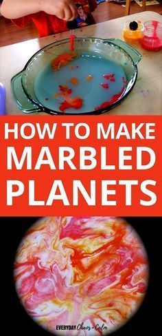 Space Crafts and Activities: Make beautiful swirled planets to help teach your children about space and learn the planets by name with this marbled planet craft! Outer Space Activities for Kids | Space Worksheet | Space Coloring for Kids | Space Activities for Toddlers | Space Experiments | Children’s Space Games | Space Activities for Preschoolers | Space Projects for Kids | Space Science Experiments| Space Activities for Kindergarten #Space #Spaceactivities Space Activities For Preschoolers, Outer Space Activities, Space Art Projects, Planet Crafts, Space Activities For Kids, Space Preschool, Space Crafts For Kids, Outer Space Art, Space Activities