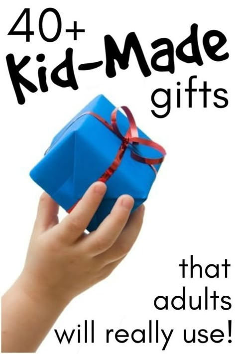 Here are some meaningful gifts kids can make for adults.  And they will actually want to use them!  These also make great teacher appreciation gifts! Diy Pool Ideas, Diy Christmas Gifts For Kids, Parents Christmas, Diy Bird Bath, Diy Easter Gifts, Cadeau Parents, Christmas Gifts For Parents, Pasta Fatta In Casa, Easy Diy Ideas