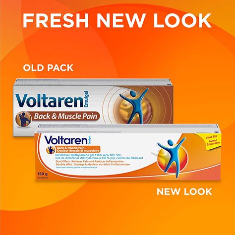 Voltaren Pain Relief Gel for Back, Joint & Muscle Pain, 150 g : Amazon.ca: Health & Personal Care Pain Relief Gel, Back Muscle, Causes Of Back Pain, Muscle Pain Relief, Sports Injury, Back Muscles, Back Pain Relief, Muscle Pain, Active Ingredient