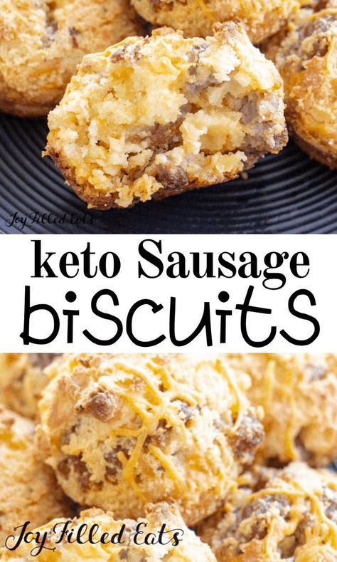 Brunch Muffins, Low Carb Cereal, Sausage Muffins, Keto Sausage, Sausage Biscuits, Keto Recipes Breakfast, Hot Sausage, Low Carb Low Sugar, Gluten Free Grains