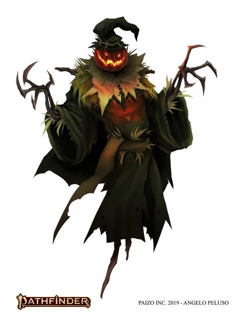 Scarecrow Dnd 5e, Scarecrow Monster Art, Dnd Scarecrow, Scarecrow Character Design, Deltarune Seam, Scarecrow Oc, Animated Scarecrow, Scarecrow Monster, Evil Scarecrow