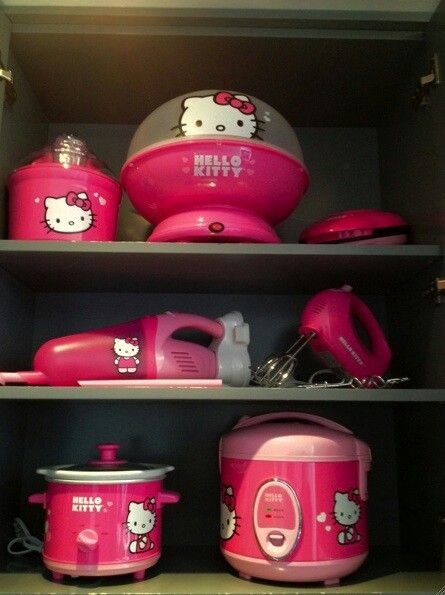 Hello Kitty appliances Hello Kitty Kitchen Appliances, Hello Kitty Appliances, Hello Kitty Kitchen, Hello Kitty House, Charmmy Kitty, Hello Kit, Pink Hello Kitty, Pink Kitchen, Hello Kitty Pictures