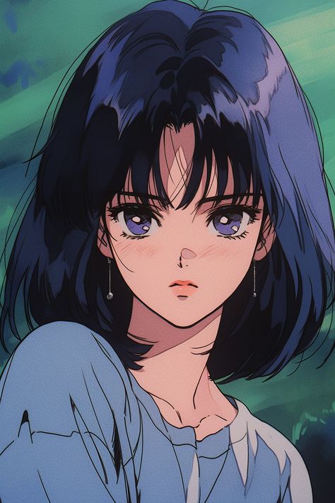 #rococo #anime #animeart #aiart #midjourney #midjourneyart #aesthic #90s #bishounen #cutemen #bishoujo #cutegirl #kawaii #shoujo #pfp 90s Anime Hair Reference, 90s Anime Drawing Style, 90s Anime Tutorial, 90s Anime Characters, How To Draw Old Anime Style, 90s Anime Art Style Tutorial, 90s Anime Hair, Old Anime Art Style, 90s Anime Eyes