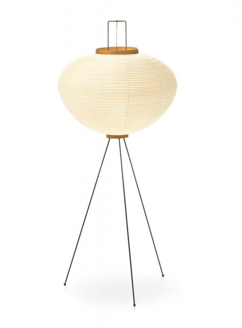 Vitra Akari 10 A Floor Lamp By Isamu Noguchi Noguchi Lamp, Modern Traditional Home, Floor Standing Light, Paper Floor Lamp, Vitra Design Museum, Vitra Design, Interior Minimalista, Deco Luminaire, Isamu Noguchi