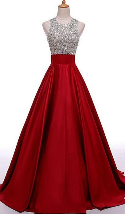 f337d999d9ad116a7b4f3d409fcc6480desc34643837ri Modest Graduation Dress, Beautiful Evening Dresses, Prom Dresses 2017, Simple Prom Dress, Dresses Beautiful, Graduation Dresses, Prom Dresses Sleeveless, Red Ball, Cute Prom Dresses