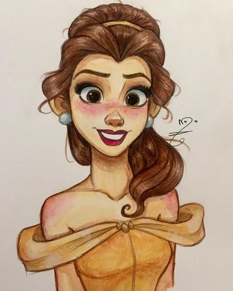 Belle Bela Drawing Ideas, Disney Princess, Disney, Drawings, Hair, Instagram