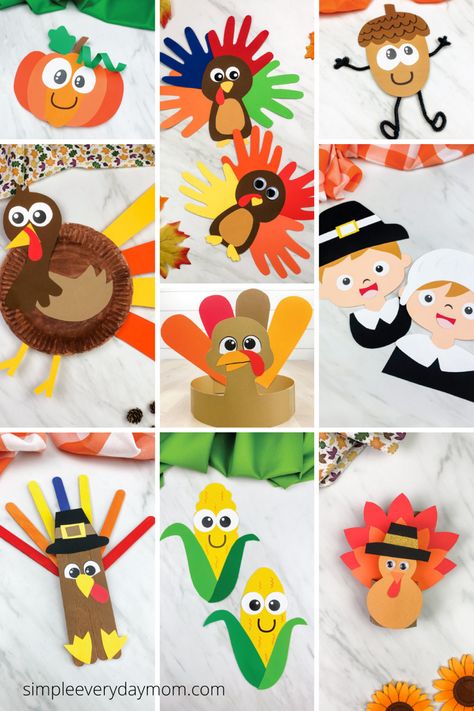 Turkey Craft For Kids, Handprint Turkey, Turkey Handprint Craft, Thanksgiving Art Projects, Turkey Crafts Kids, Thanksgiving Crafts For Toddlers, Fun Thanksgiving Crafts, Thanksgiving Crafts Preschool, Turkey Handprint