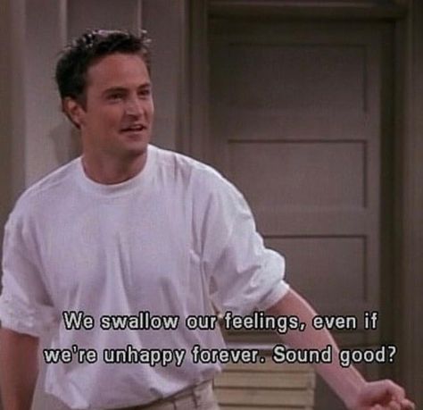 Chandler Bing Quote #Friends Chandler Bing Quotes, Friends Scenes, Friends Tv Series, Friends Moments, Friends Series, Friend Memes, Chandler Bing, Boy Meets World, Film Quotes