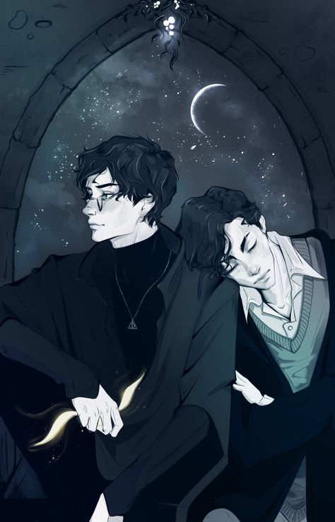 Tom And Harry Fanart, Harrymort Fanart, Black Library, Dark Harry, Hp Harry Potter, Images Harry Potter, Harry Potter Comics, Tom Riddle, Harry Potter Fan Art