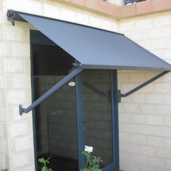 Door Canopy Modern, Awning Over Door, Floor Windows, Exterior Blinds, Canvas Awnings, Diy Awning, House Awnings, Aluminum Awnings, Fabric Awning