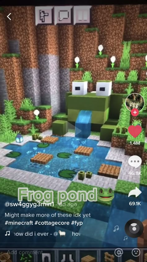 Fish Tank Minecraft, Minecraft Aquarium, Frog Pond, Minecraft Farm, Minecraft Modern, Minecraft Cottage, Easy Minecraft Houses, Diy Minecraft, Cute Minecraft Houses