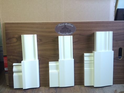 plinth block / Skirting block Plinth Blocks Ideas, Door Plinth Block, Plinth Block Door Trim, Architraves And Skirting, Floor Skirting, Baseboard Styles, Trim Carpentry, Plinth Blocks, Baseboard Trim