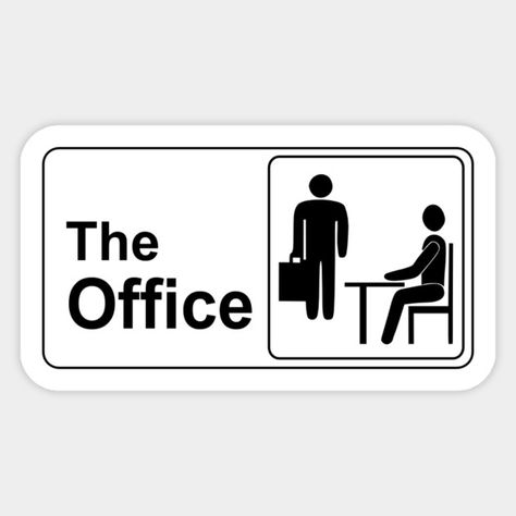 The Office Phone Case, The Office Stickers Printable, Office Stickers, The Office Stickers, The Office Show, Stickers Cool, Office Logo, Preppy Stickers, Iphone Stickers