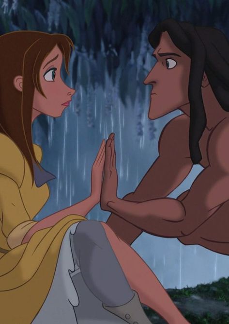 Tarzan Aesthetic Disney, Tarzan 1999, Tarzan Disney, Tarzan And Jane, Aladdin And Jasmine, Disney Day, Disney Couples, Old Disney, Disney Aesthetic