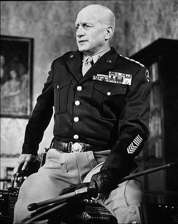 General George S. Patton, Jr.	(George C. Scott), Patton (1970) George C Scott, George S Patton, George Patton, Film Posters Vintage, Hollywood Actors, We Movie, Oscar Winners, Vintage Film, Military Uniform