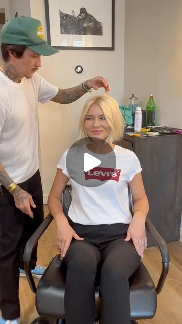 Dominick Serna on Instagram: "•The Bob Cut•
This cut is definitely one of my favorites but that was not the case when I first started doing hair. It terrified me when I did them. I literally tried to take every client out of it. When I went out on my own I realized that there was no way around it I had to face my fear and learn it! I practiced them over and over and watched whoever I could and took lil tricks from all the people I saw and made it my own. I messed up so many times. Learning how to get it even, learning how to soften and cut into them, learning how to layer them. It was my least favorite haircut to do and now it’s one of my most requested haircuts. Never let the fear bring you down or to walk away from it push myself to the max to get it! Always push yourself whatever it is! Short Hair Not Bob, Texturized Bob Medium, Front Hair Styles Short Hair, Bend In Hair How To Get, Jessica Biel Short Hair, Curtain Bangs On A Bob, Hair Tools For Short Hair, How To Wear A Cap With Short Hair, Soft Short Hairstyles