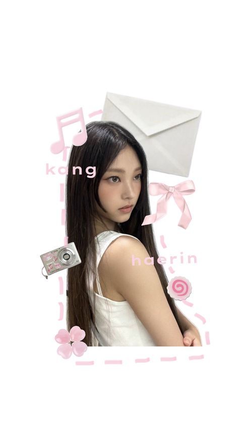 kang haerin pink white newjeans aesthetic coquette collage widget wallpaper kitty kang Haerin Pink, Haerin Wallpaper, Newjeans Aesthetic, Coquette Collage, Widget Wallpaper, Kpop Iphone Wallpaper, Bow Wallpaper, Aesthetic Coquette, Aesthetic People