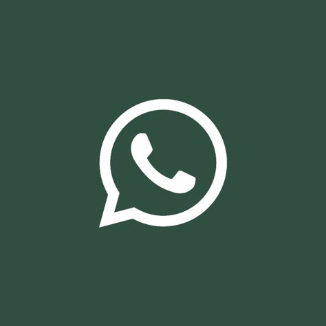 Green Icon Whatsapp, Dark Green Snapchat Icon, App Icons Green Dark, Green Whatsapp Icon, Dark Green Icons Aesthetic, Dark Green App Icons, Dark Green Icons, Green Aesthetic Tumblr, Call Logo