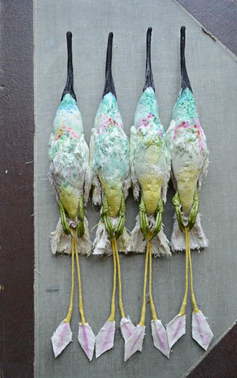 Mister Finch textile birds Mister Finch, Bird Study, Textile Sculpture, Faux Taxidermy, Textile Fiber Art, Fibres Textiles, Textile Artist, Cloth Dolls, Needle Art