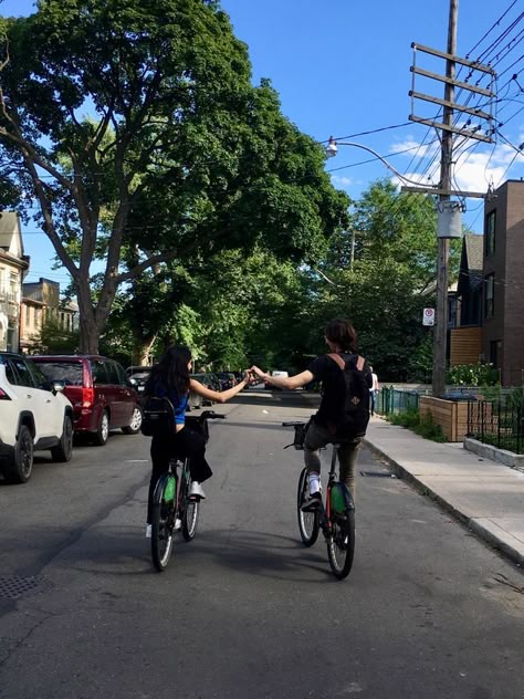 Biking Couple Aesthetic, Cycling Date Aesthetic, Biking Together Couple, Bike Date Aesthetic, Couple Bike Aesthetic, Bike Couple Aesthetic, Bike Riding Couple, Biking Date, Bike Ride Date