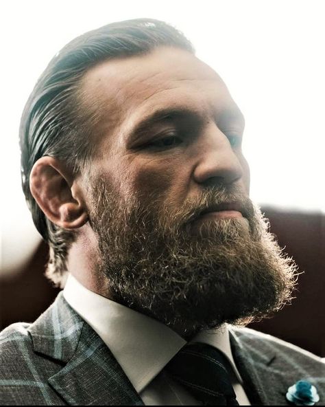 Conor Mcgregor Haircut, Conor Mcgregor Hairstyle, Slicked Back Hairstyle, Beard Style For Men, Conor Mcgregor Style, Ufc Conor Mcgregor, Back Hairstyle, Connor Mcgregor, Giuseppe Garibaldi