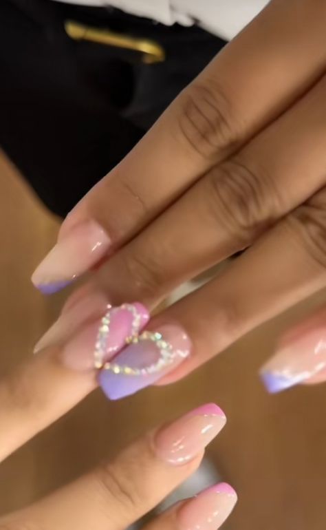 Nails For Sisters, Matching Nails For Mom And Daughter, Nails Best Friends, Best Friends Nails Bff, Matching Nail Sets For Best Friends, Matching Acrylic Nails For Best Friends, Bestie Nails Friends, Bsf Nails Matching, Best Friend Nails