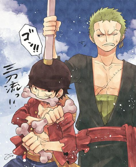 Zoro X Luffy, Luffy And Zoro, Monster Trio, One Piece Photos, One Piece Figure, One Piece Meme, Snk Cosplay, One Piece Ace, One Piece Ship