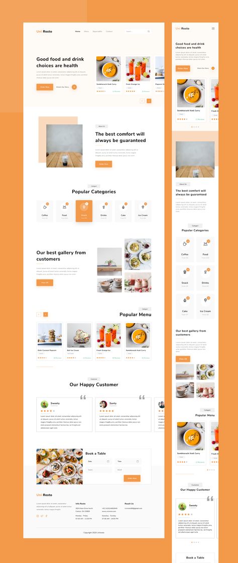 F A A F - Landing Page — UI Kits on UI8 Mobile Ux Design, Food Landing Page, Mobile Site Design, Mobile Landing Page, Landing Page Ui, Mobile Website Design, Login Design, Website Design Inspiration Layout, Landing Page Inspiration