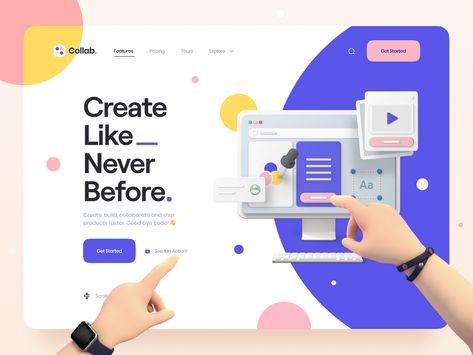 Havana: Landing Page by Tran Mau Tri Tam ✪ on Dribbble Dribbble Design, Ui Design Trends, 3d Illustrations, Graphic Design Trends, Landing Pages, Ux Web Design, Design Ui, Landing Page Design, Web Design Inspiration