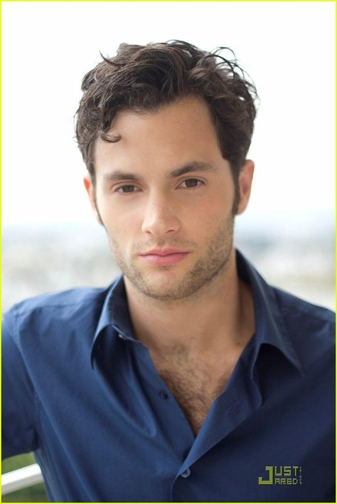 Strong Chin, Leif Stacey, Dark Haired Men, Dan Humphrey, Penn Badgley, Penny For Your Thoughts, Men Haircut Styles, Men Haircut, Haircut Styles