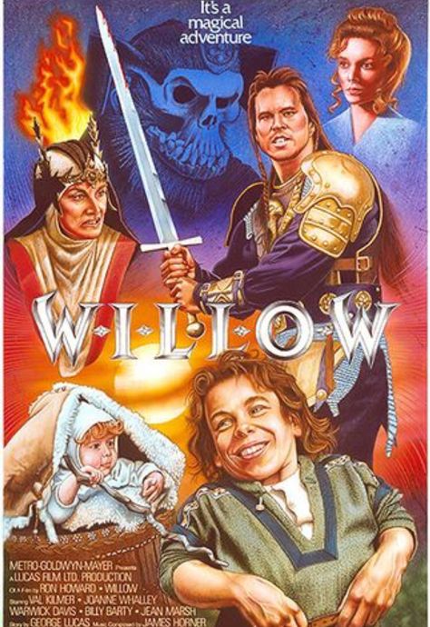 Willow still just a great all-around Magic movie Willow Movie, 80s Movie Posters, In His Arms, Movies Worth Watching, See Movie, 80s Movies, Fantasy Movies, Movie Buff, Movie Poster Art