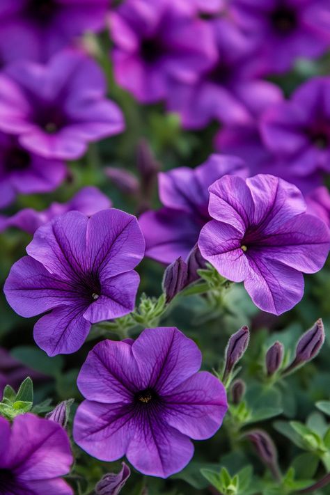 Petunias are a colorful and charming choice for any garden! 🌸🌿 With their cascading blooms and wide range of colors, these flowers add a delightful touch to garden beds, containers, and hanging baskets. Easy to grow and care for, petunias provide continuous blooms throughout the season. Brighten up your garden with the vibrant beauty of petunias today! 😍🌸 #Petunias #GardenBeauty #VibrantFlowers #ContinuousBlooms Petunia Flowers, Wave Petunias, Plant Vegetables, Purple Petunias, Petunia Flower, Minimalist Bedroom Decor, Summer Things, White Flies, Unusual Flowers